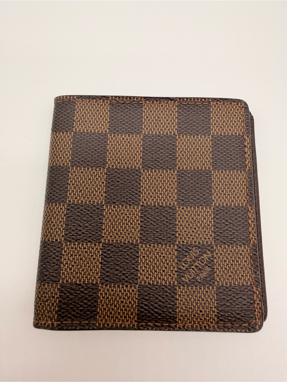 Louis Vuitton bifold wallet in damier ebene